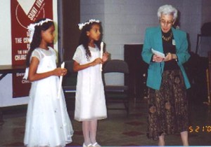 Hilde at a Chicago Chapter Concert.