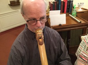 Larry Johnson plays one of Rudy Mundle's hand made tenors.